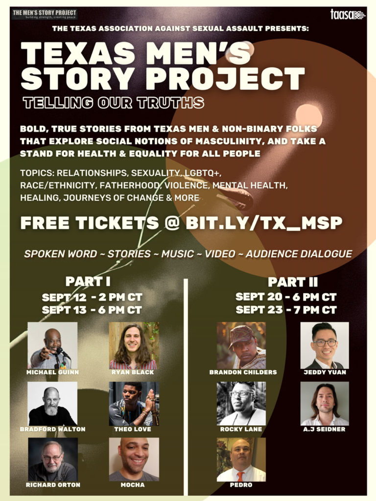 Texas Men's Story Project Flyer